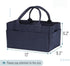Mr. Pen Baby Diaper Organizer - Medium Navy Blue Nursery Storage Bin