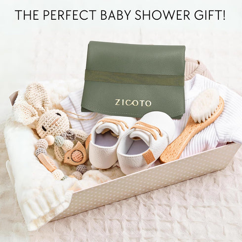 Beautiful Baby Diaper Changing Mat Made of Vegan Leather, Soft and Easy to Wipe Changing Pad for Travel or Home Use