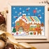 32 XZENTIRA Sheets Christmas DIY Gingerbread Stickers Make a Gingerbread House DIY Craft Stickers for Christmas Party