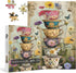 PPuzzling Vintage Flower Cup Puzzle for Adults 1000 Pieces, Nature Challenging Spring Floral
