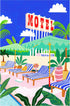Pintoo 600 Piece Jigsaw Puzzle for Adults - Jessica Smith - Motelpool Beautiful Plastic Puzzle for Home Decor