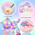 Hopearl LED Plush Cat with 3 Baby Kittens, Stuffed Animal Playset Night Lights Glow in The Dark for Kids.