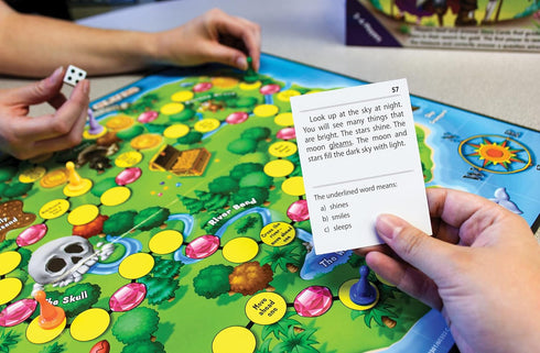 Learning Well Games Context Clues—Pirate Treasure Game, Red Levels 2.0-3.5