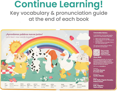 13, Binibi Sol Solecito Bilingual Musical Sound Book for Toddlers Spanish Nursery Rhymes & Play Songs, Interactive
