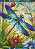 1000 1000 27.5x19.7 Sutinban Stained Glass Dragonfly Piece Puzzles, Jigsaw Puzzle Pieces for Adults, Coolest Adult