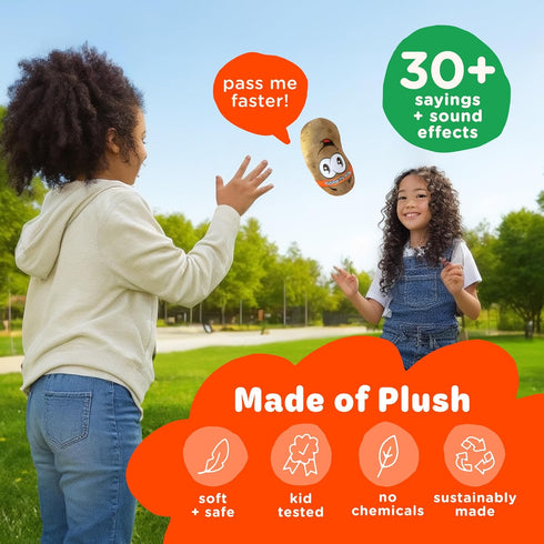 Move2Play Pass The Potato, Fun Indoor & Outdoor Kids Game for Ages 4-8, Birthday Party Toy