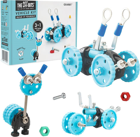 Vehicle Stem Building Toys, Educational Build Your Own Robot Toy for Kids Age 6+