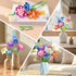 Set, 888 8+ PLAXSOON Flower Bouquet Building PCS Botanical Collection Building Block Toy, Flowers Rose Plant Home