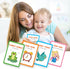 Speech Therapy Flash Cards for Toddlers 1-4, Learning Toys for Speech Development and Phonics