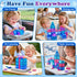 Set 40PCS 3 4-5 6-8, Mini Magnetic Tiles Travel with Iron Box Princess Castle Pretend Girl Play Toys Age Educational