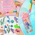 Decorate Your Own Water Bottle Kits for Girls Age 4-10, Mermaid Gem Diamond Painting Crafts, Fun Gifts