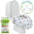 Disposable Toilet Seat Covers (12 Pack) - XL Waterproof for Travel, Potty Training