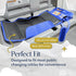 Portable Diaper Changing Mat, Fits Most Changing Tables, One-Hand Hook-and-Loop Fasteners, Front Touchscreen-Friendly