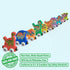 Set Counting ORBRIUM Wooden Train Magnetic Dinosaur Trains Montessori STEM Toys Number Shapes Colors Dice Game Mat Bag