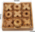 Glintoper Tic Tac Toe & Tumble Tower Blocks Game Set - Classic Wood Stacking & XOXO Strategy Game for Kids