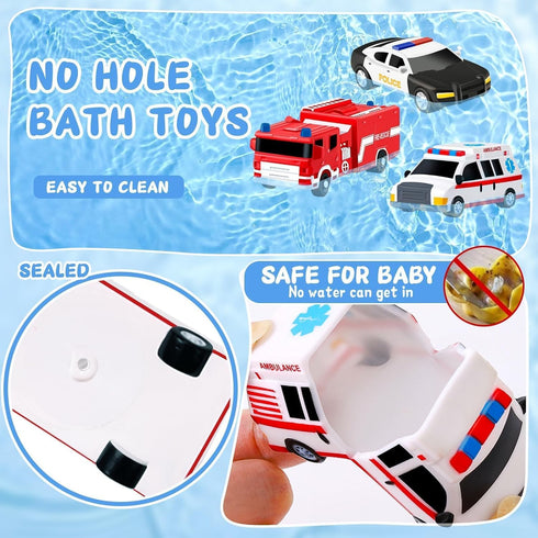 MACALOCA 1-3-5, 2-4, Playset Bath Toys for Kids Ages Car No Hole Bath Toys Toddlers Baby Toddler Easter Egg Fillers