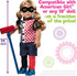 Harley Quinn Inspired Doll Outfit (7pc Set) - Super Hero Clothes for American Girl Doll - Gift Set for Girls