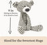 1 15 GUND Toothpick Stripes, Teddy Bear Stuffed Animal for Ages and Up, Black/White