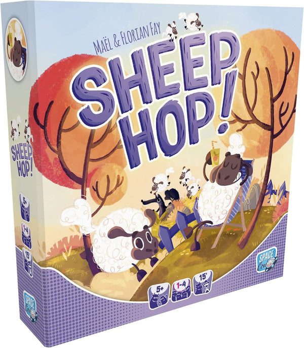 Space Cow Sheep Hop Board Game - Cooperative Strategy Game for Ages 5+, 1-4 Players, 15 Min Playtime
