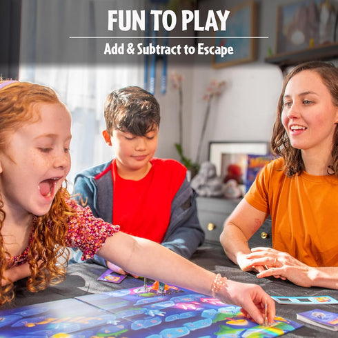 ThinkFun Math Path Monster - Engaging Cooperative Board Game | Enhances Math Skills | Fosters Teamwork | Exciting Math Adventure for Kids and Adults