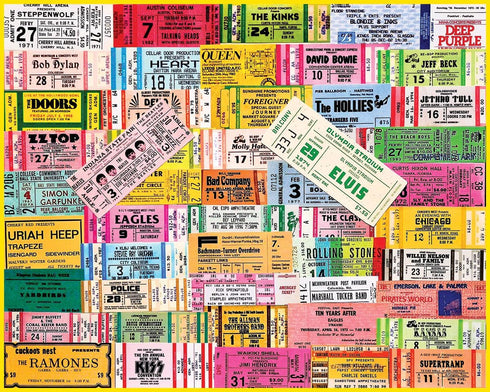 White Mountain Puzzles Concert Tickets 1000 Piece Jigsaw Puzzle