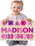 Wood Name Puzzle, Kid Gifts, Toddlers Name Puzzle, Baby Boy and Girl Gift, Toddler Gifts, Birthday Gift, Toddler Toy