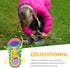NUOBESTY Shoelace Threading Teaching Toys, Learn to Tie Shoelaces Toy for Kids, Fine Motor Skills Educational Toys