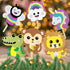 VKPI 6 Popstick Puppets Craft Kits for Kids, Foam Art Crafts Gift, Story Time Toys for Ages 4+, Birthday Party Supplies