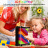 LXS 3D Pin Art Board Toy, Colorful Plastic Board Size (3.75 x 5 inches), Classic Pin Impression Art Toy for Kids