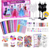 ONE TO FOUR 800+Pcs Fashion Designer Kits for Girls with 6 Mannequins