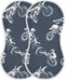 Mazeann Motorcycle Motorbike Retro Burp Cloths Baby Boys Girls Absorbent Soft Cotton Burping