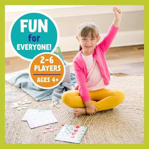 Peaceable Kingdom Alphabet Bingo! Educational Letter Learning Board Game for 2 to 6 Kids, Ages 4+