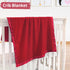 30 40) Pro Goleem Baby Soft Minky Dot Blanket with Silky Satin Backing Baby Gifts for Boys and Girls (Red, x