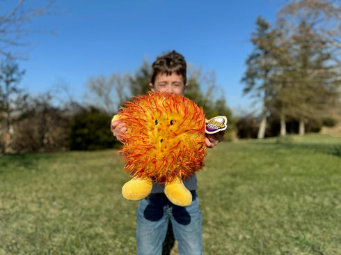 Celestial Buddies Sun Buddy, Educational Plush Blue Planet Toy for Learning Science Astronomy Space Solar System