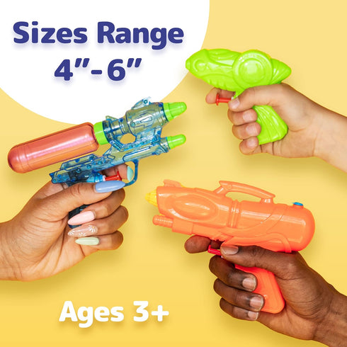 Prextex Water Guns for Kids & Adults, 30pk - Powerful Squirt Guns Bulk, Water Blaster Gun/Pistol Combo Set