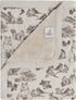 Oilo Woodland Baby Blanket, Woodland Animal Baby Blanket with Ultra?Soft Plush Backing