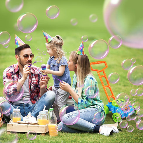 1-3, 1-Year-Old Summer 1 2 3 Lydaz Bubble Lawn Mower for Toddlers Kids Bubble Machine for Boys Toy Gifts, Gardening