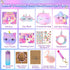 3 4 5 6 7 8 9 10 6-8, Jenria Unicorn Gift for Girls, Kindergarten Graduation Gifts, Sleepover Birthday Gifts for Girls