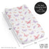 Sweet Jojo Designs Pink and Purple Shabby Chic Butterfly Girl Baby Changing Pad Cover Sheet Infant Newborn Diaper Table