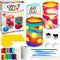 MHMYDIS Make Your Own Clay Luminaries - Clay Lanterns Making Kit Activity