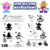 2 Set 4 Ready Learn Create Your Own Monsters | of | DIY Craft for Kids | Magnetic | No Glue Required | Kid-Friendly