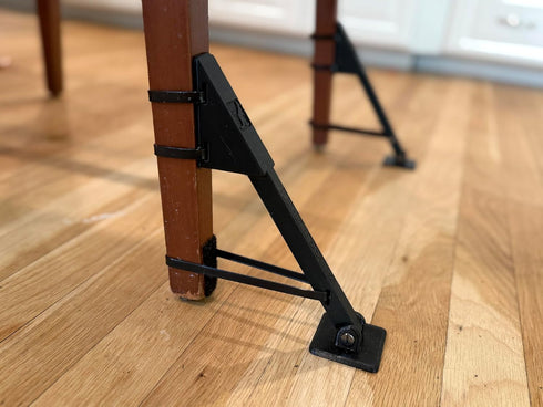 Jackaroo Leg Set 1 Classic, Anti Tipping Chair Stabalizer, Childproof your kitchen chairs, protect your kids from