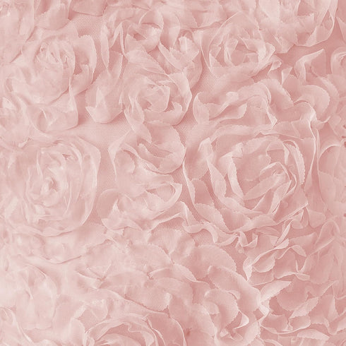 Sweet Jojo Designs Pink Floral Rose Lamp Shade - Solid Light Blush Flower Luxurious Elegant Princess Vintage Boho