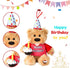 Adults,12" Dancing Singing Happy Birthday Interactive Teddy Bear Stuffed Animal W/Cupcake,Singing Stuffed Animals