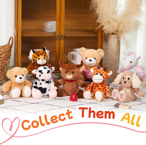 30 Heartbeat Puppy Recordable Dog Stuffed Animals sec Heart Voice Recorder Plush Toy Stuffed Animal Soft Fuzzy Doll