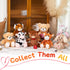 30 Heartbeat Puppy Recordable Dog Stuffed Animals sec Heart Voice Recorder Plush Toy Stuffed Animal Soft Fuzzy Doll