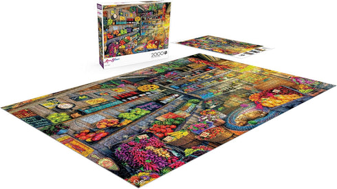 Buffalo Games Aimee Stewart Farm Fresh 2000 Piece Jigsaw Puzzle for Adults