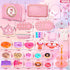 Hohosunlar Set Set 3-8 Tea Party for Little Girls, Princess Tea Time Toy for Toddler, Tin Tea Include Tea Cups Teapot