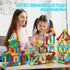 TOKBLOK 132Pcs Magnetic Building Blocks for Boys and Girls, Creative STEM Construction Toys for Kids Educational