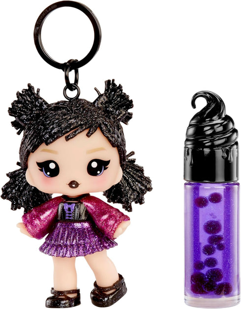 Yummiland 4+ Lip Gloss Doll: Sour Sweeties - Blake Licorice Includes DIY Lip Gloss + Removable Keychain, Cosmetic Play
